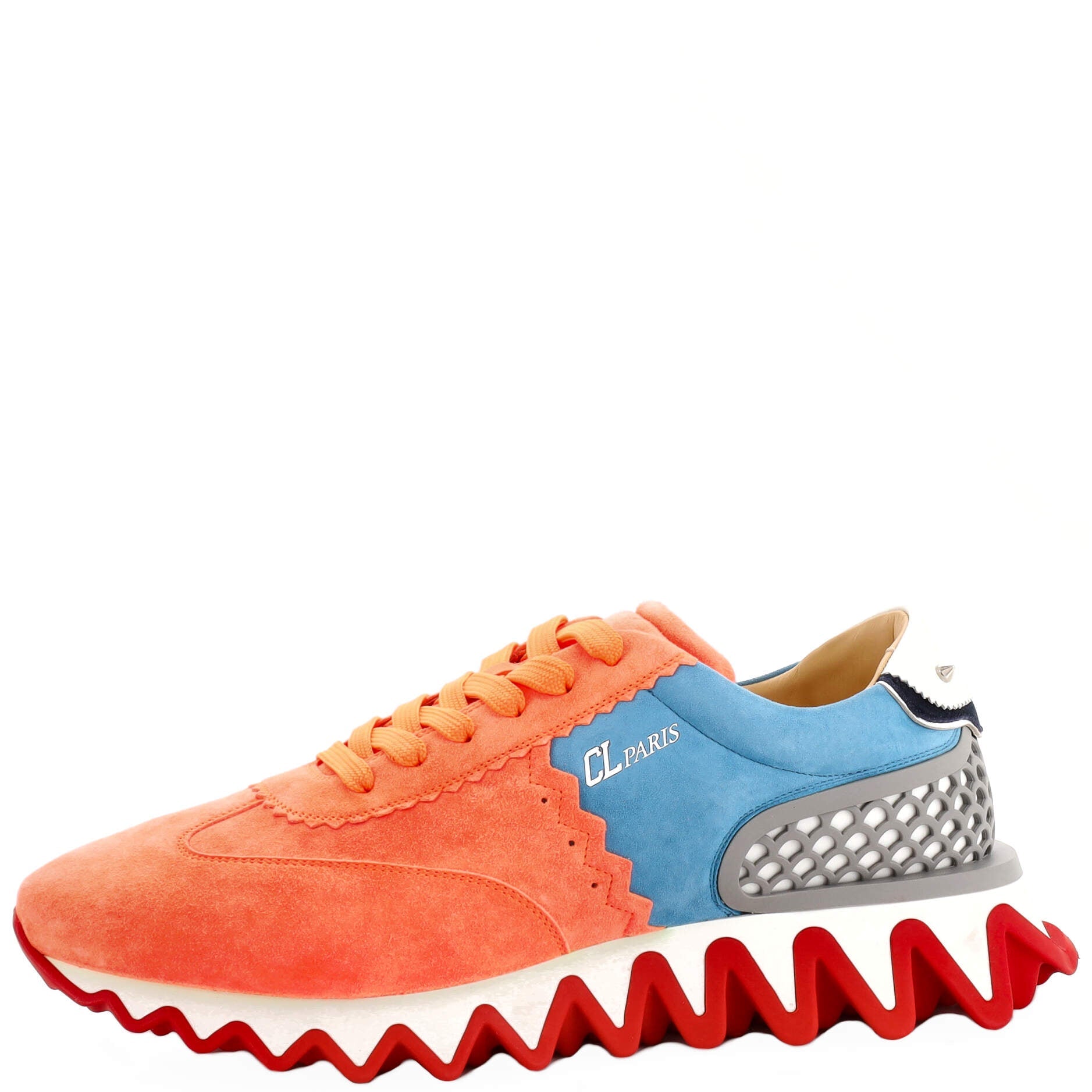Loubishark Sneakers Suede and Mesh