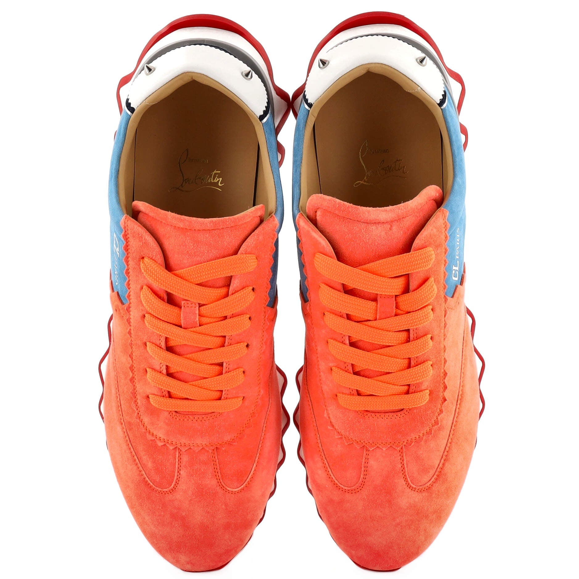 Loubishark Sneakers Suede and Mesh