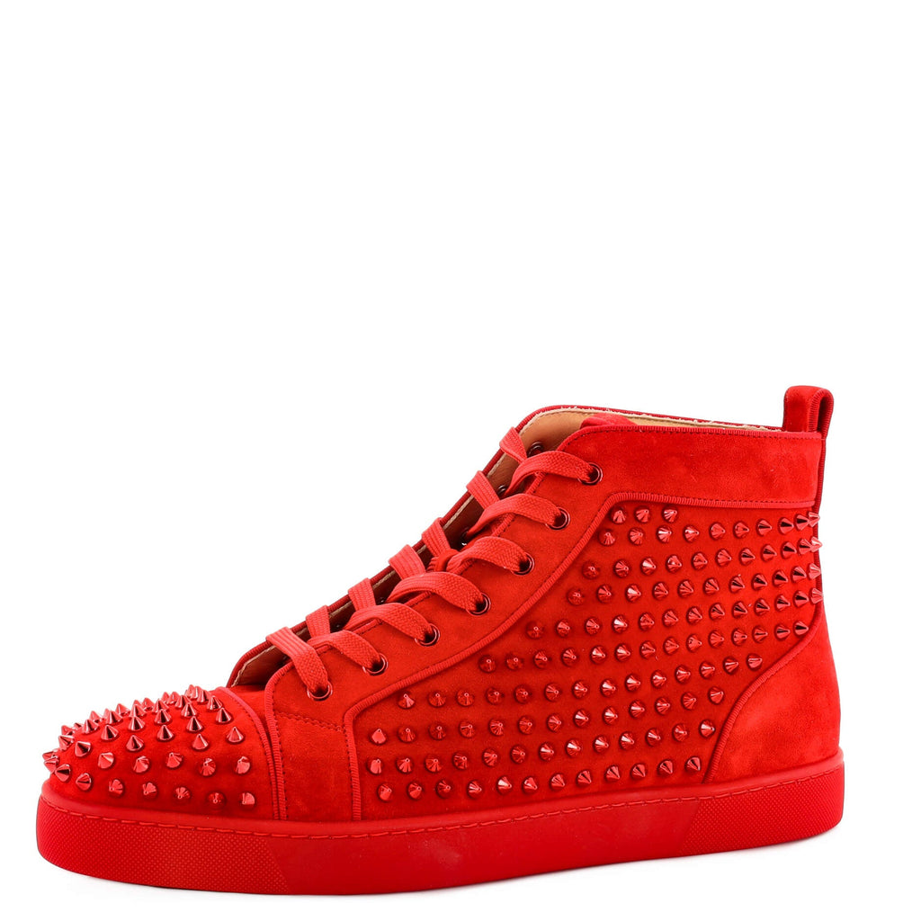Men's Orlato High Top Sneakers Spiked Suede