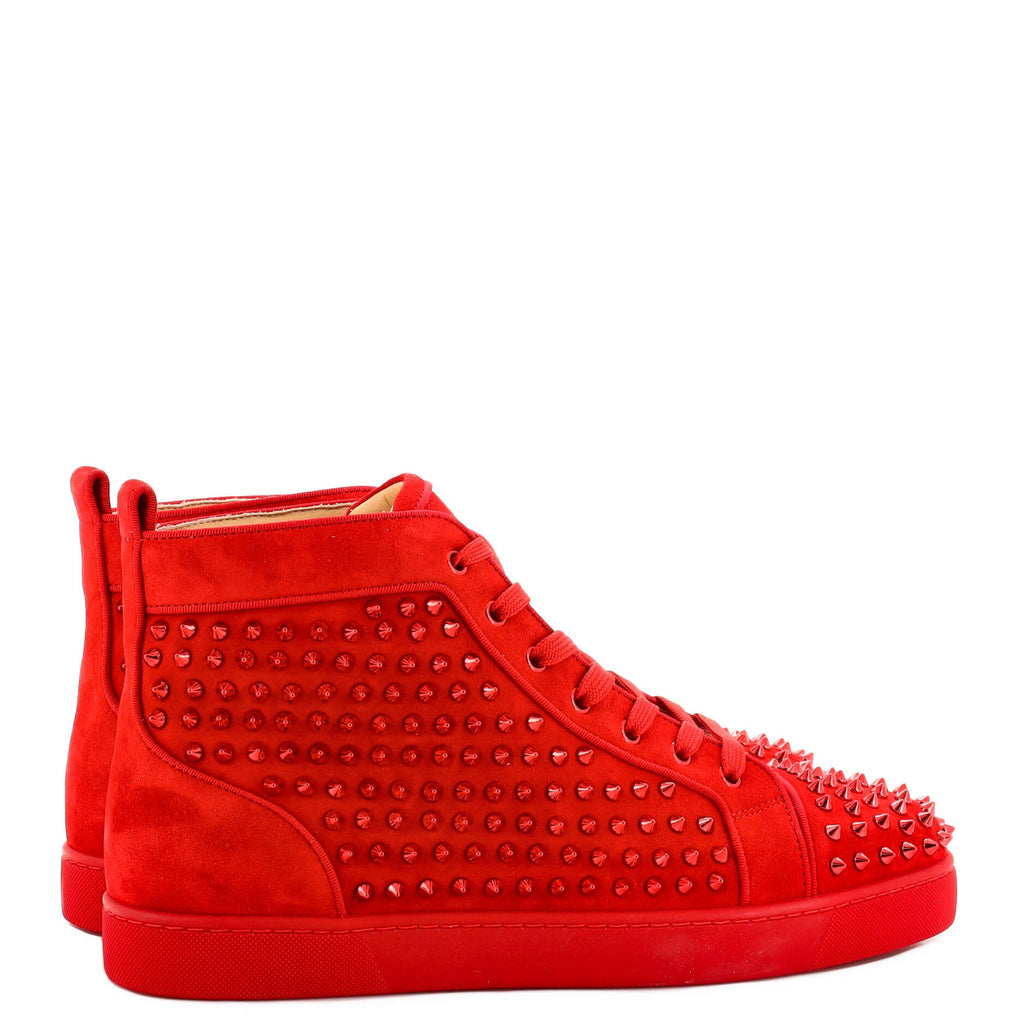 Men's Orlato High Top Sneakers Spiked Suede