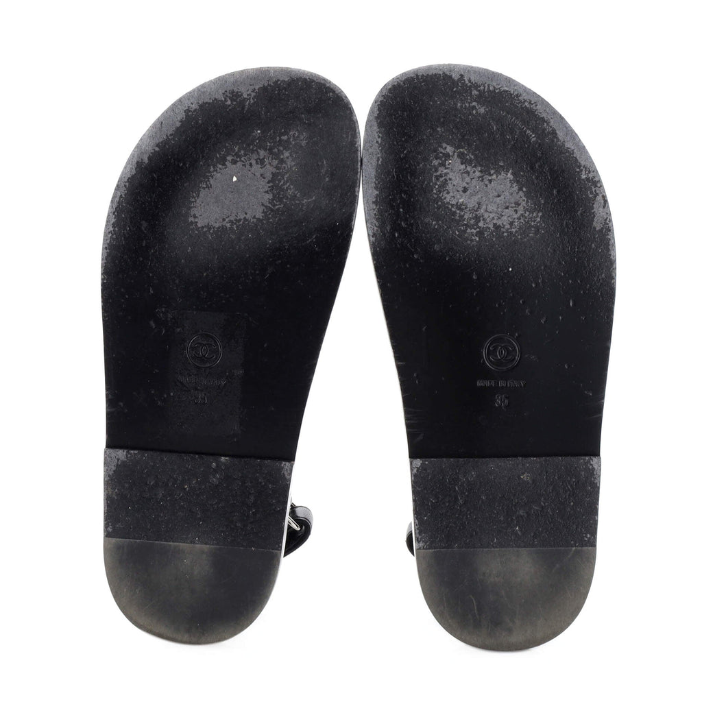 Women's Velcro Dad Sandals Quilted Leather