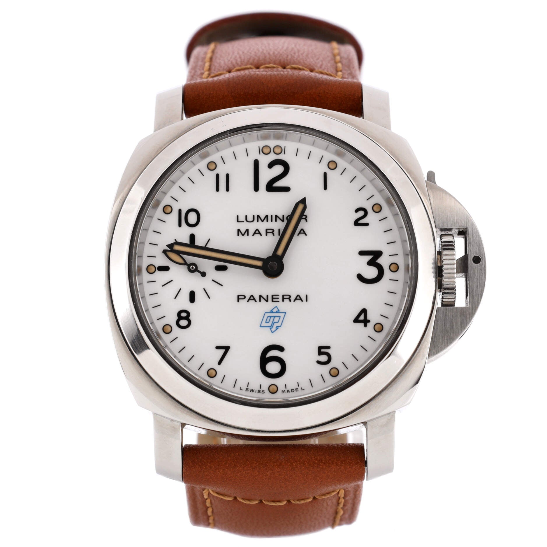 Luminor Marina Manual Watch Stainless Steel and Leather 44