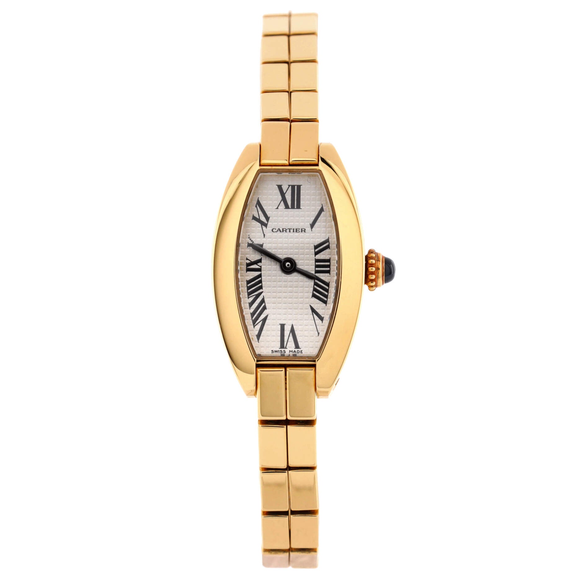 Mini Tonneau Lanier Quartz Watch Yellow Gold 16