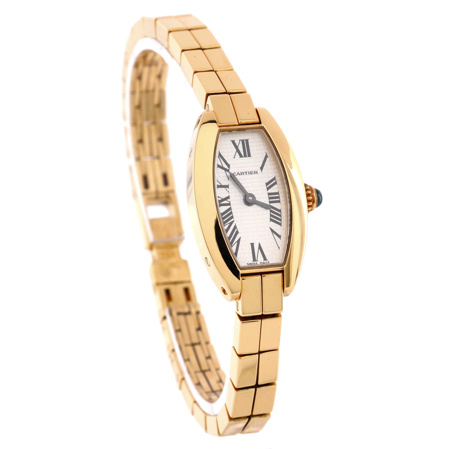 Mini Tonneau Lanier Quartz Watch Yellow Gold 16