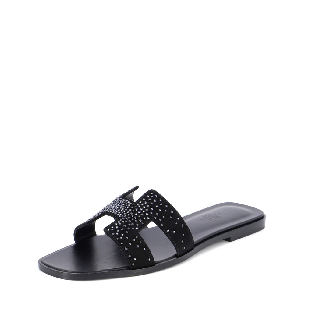 Women's Oran Sandals Embellished Leather