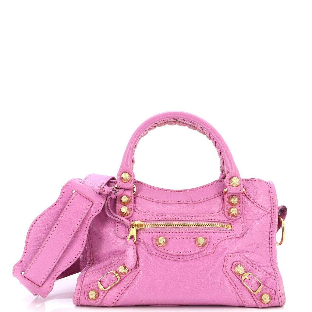 City Giant Studs Bag Leather Mini