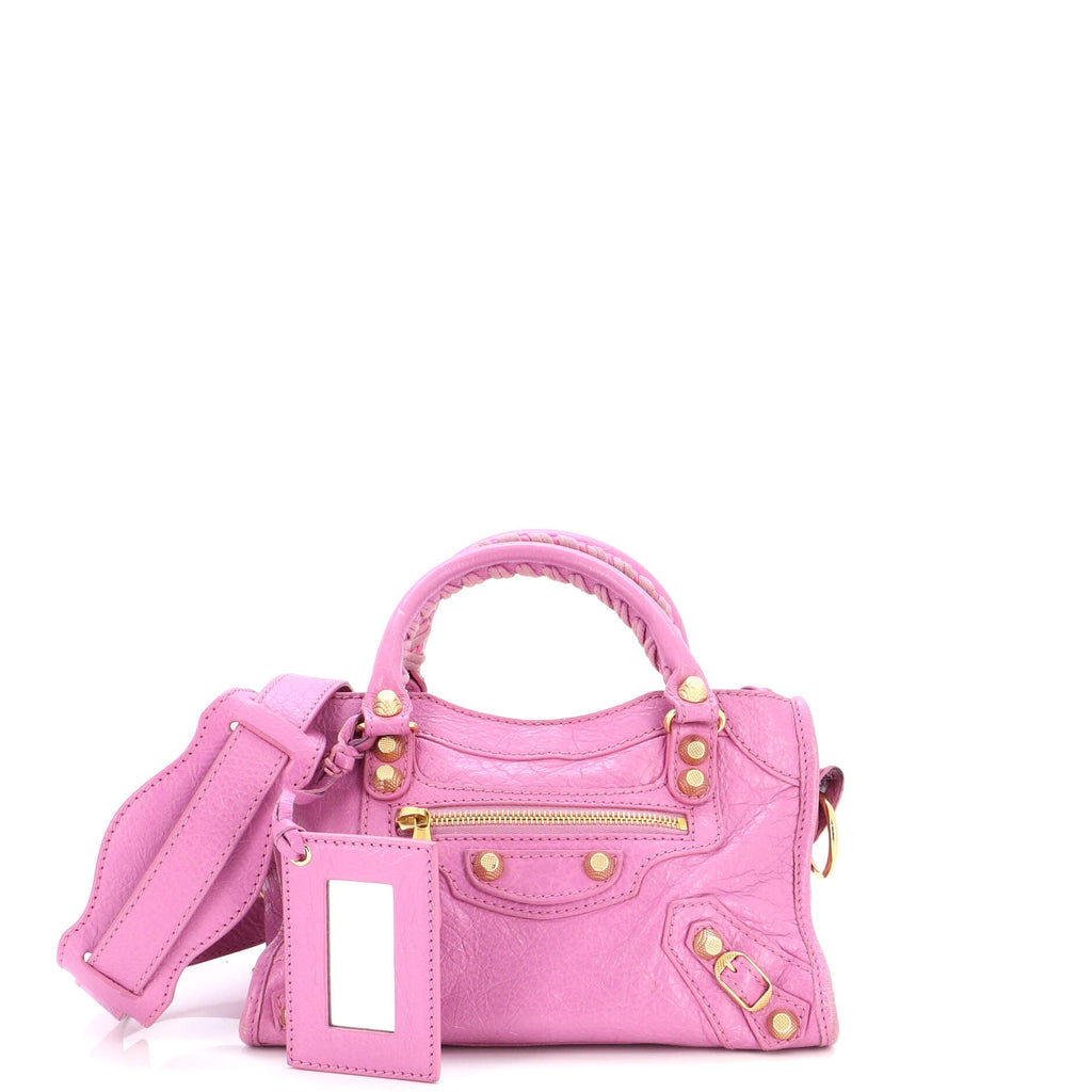 City Giant Studs Bag Leather Mini