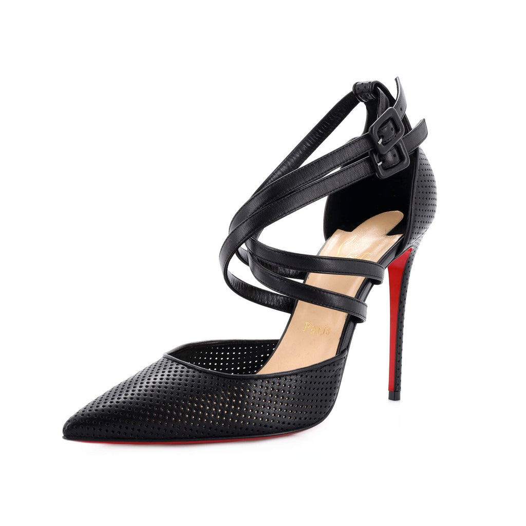 Women's Victorilla Pumps Perforated Leather 100