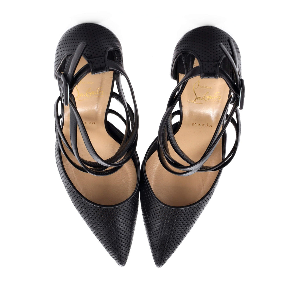 Women's Victorilla Pumps Perforated Leather 100