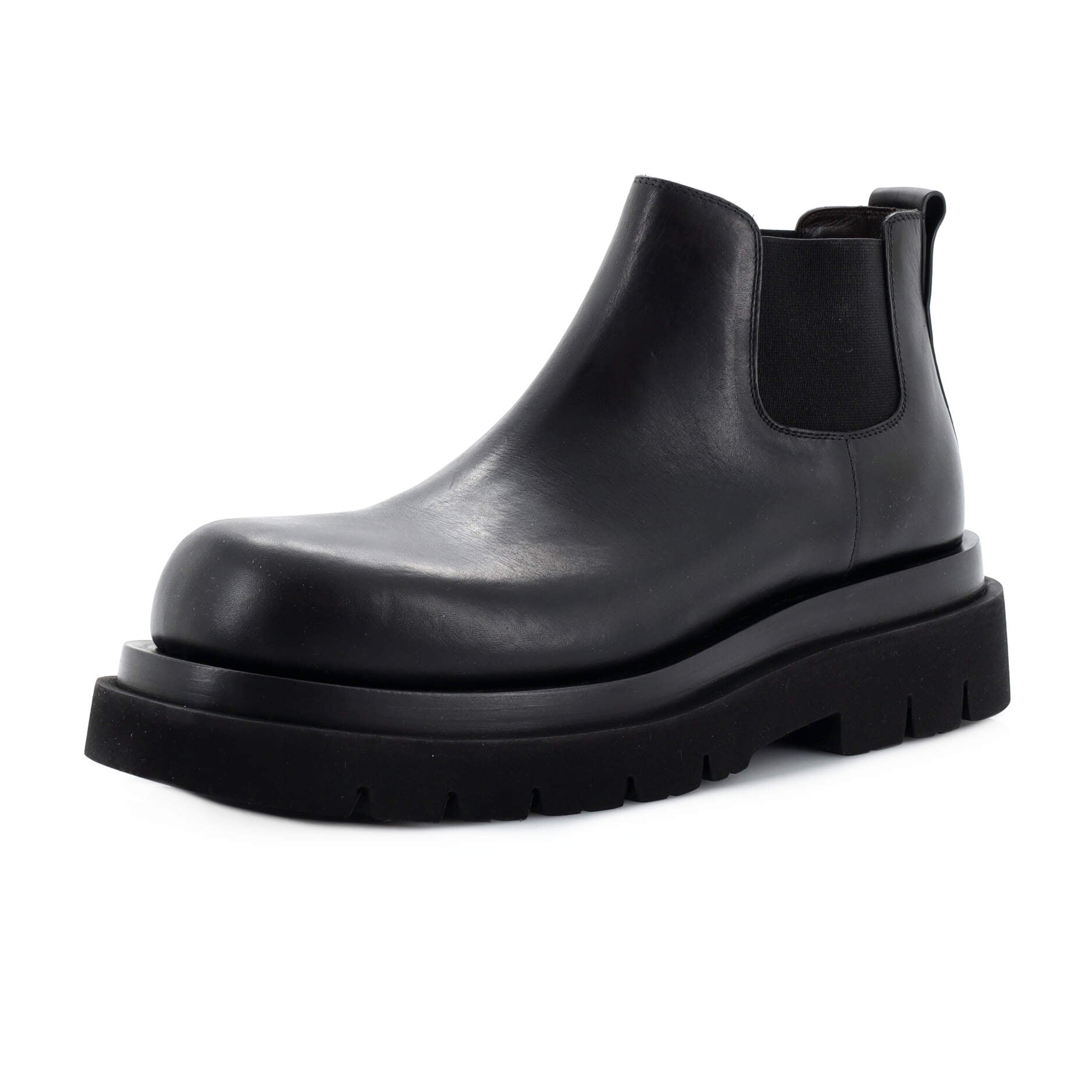 Men's Lug Cropped Boots Leather