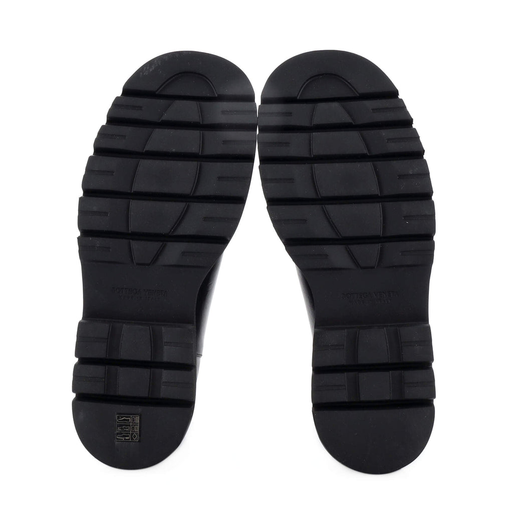 Men's Lug Cropped Boots Leather