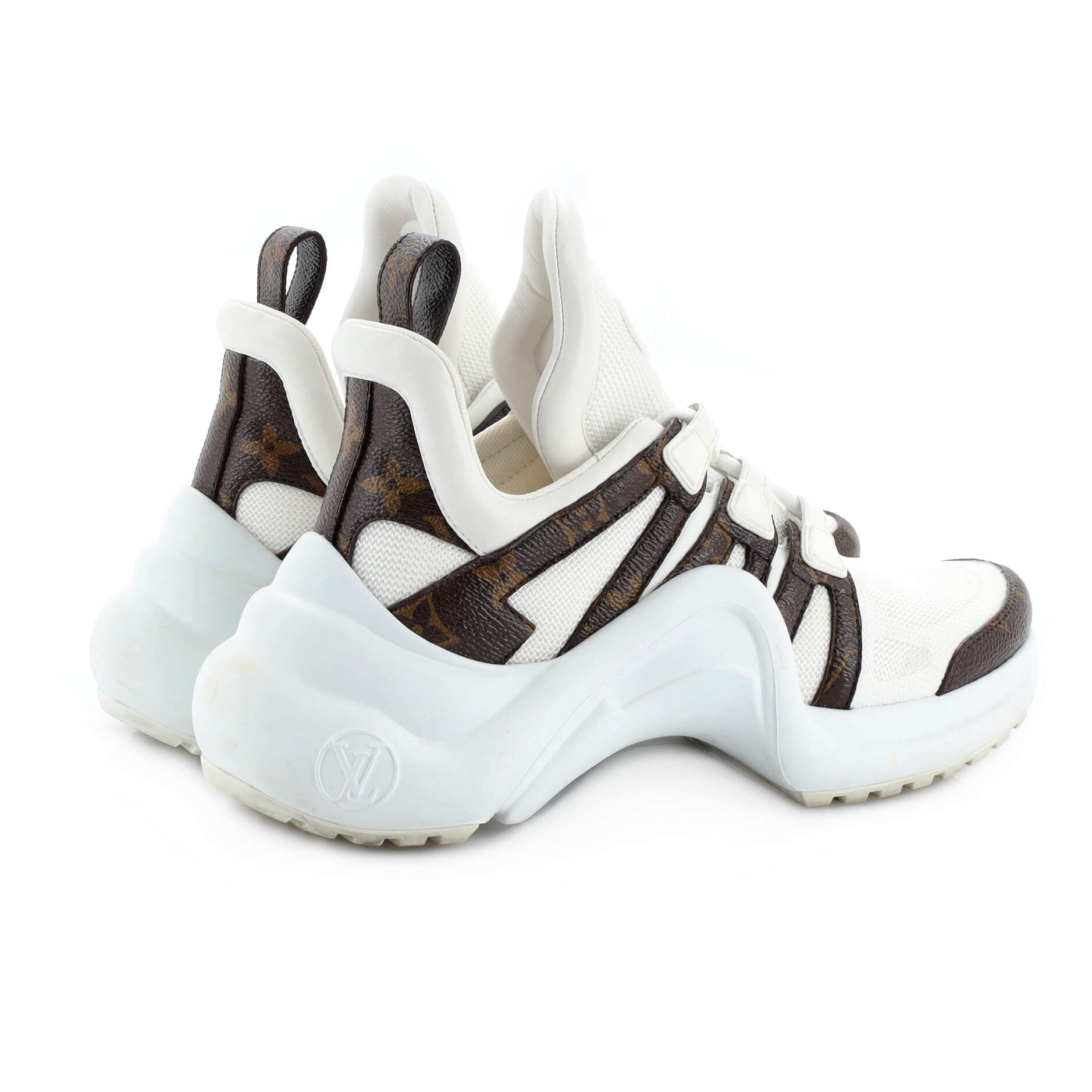 Women's LV Archlight Sneakers Mesh and Monogram Coated Canvas