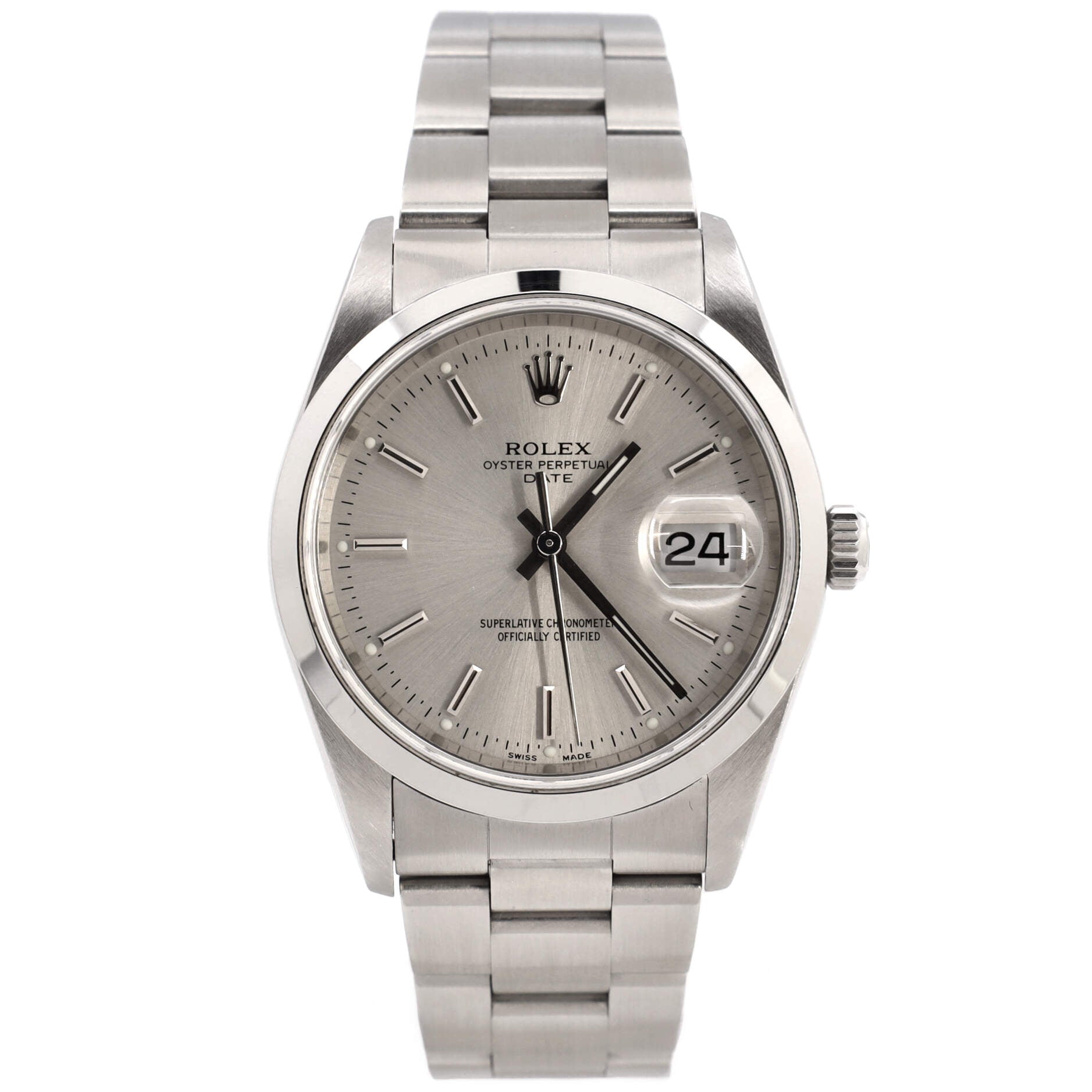 Oyster Perpetual Date Automatic Watch Stainless Steel 34