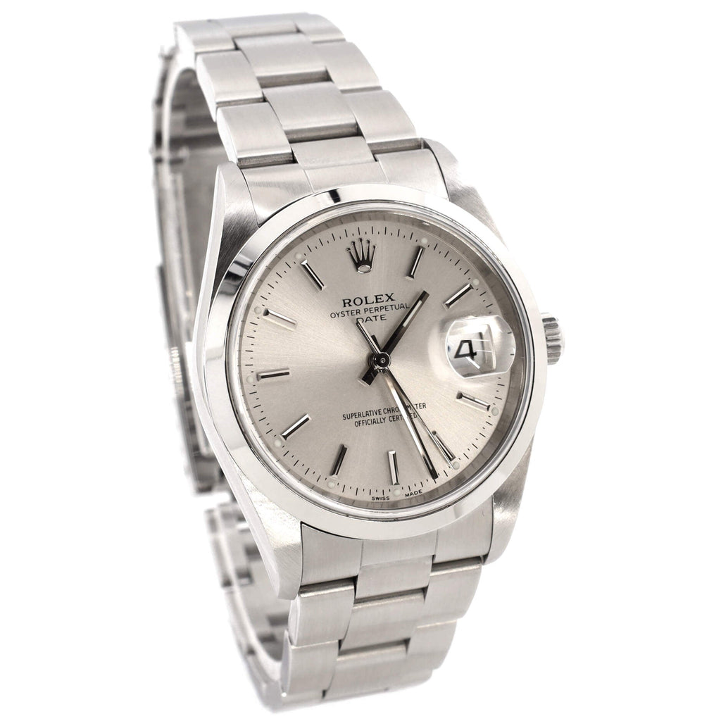 Oyster Perpetual Date Automatic Watch Stainless Steel 34