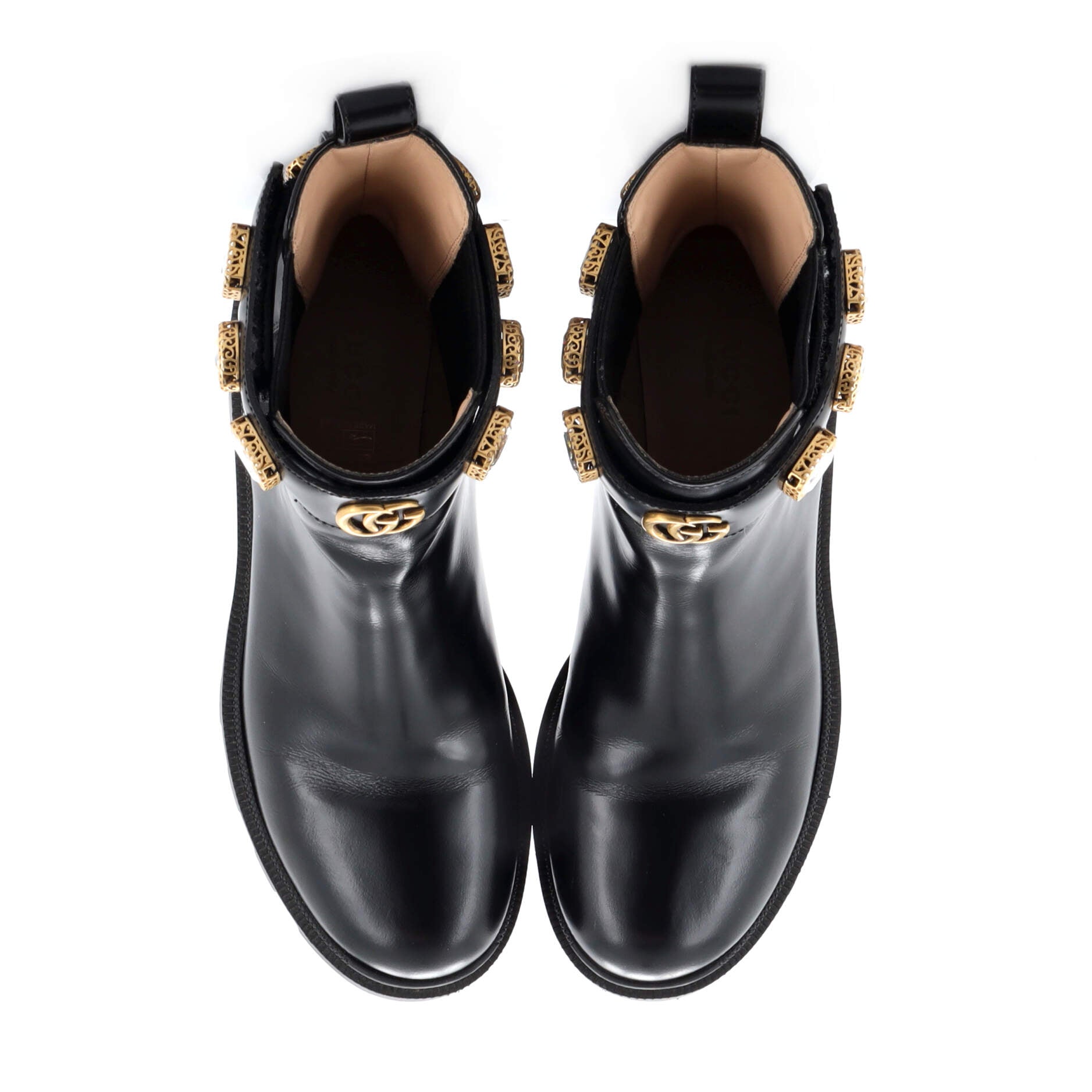 Women's Trip Boots Embellished Leather