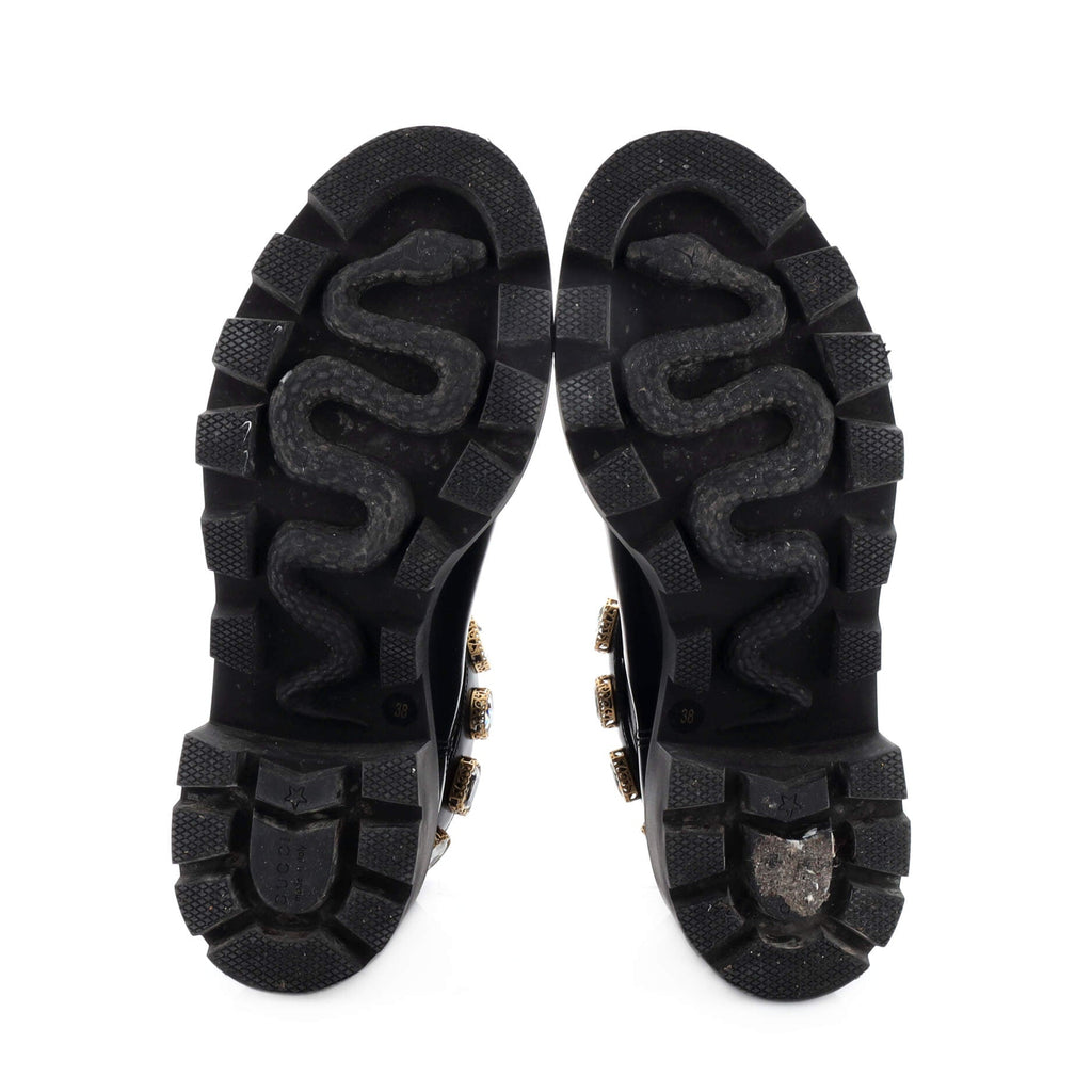 Women's Trip Boots Embellished Leather