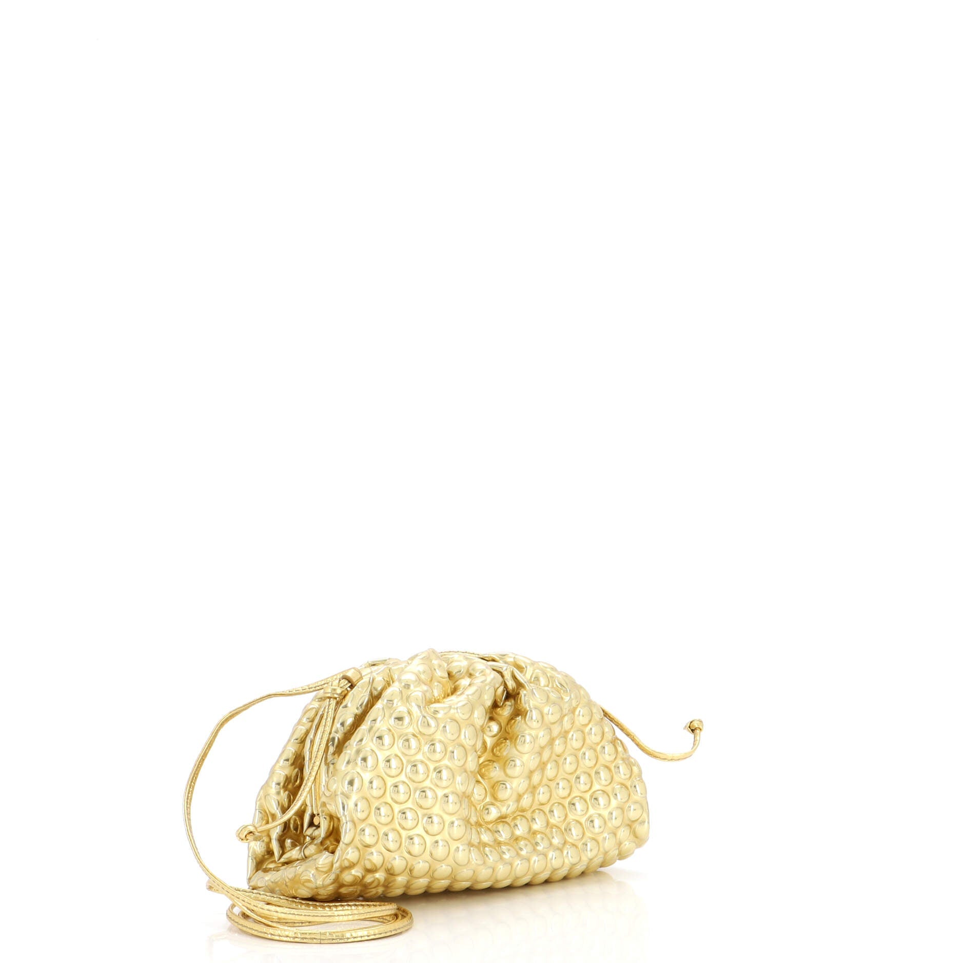 The Pouch Bubble Wrap Textured Leather Mini