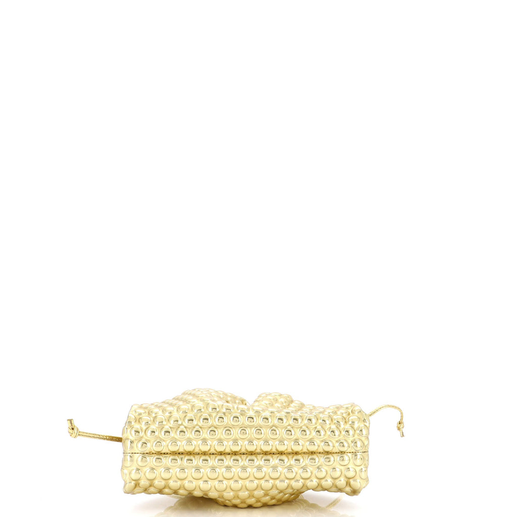 The Pouch Bubble Wrap Textured Leather Mini