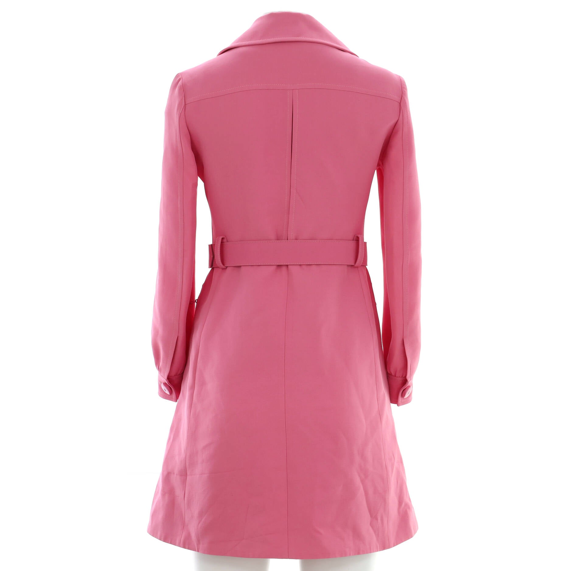 Women's GG Belted Coat Dress Wool Blend