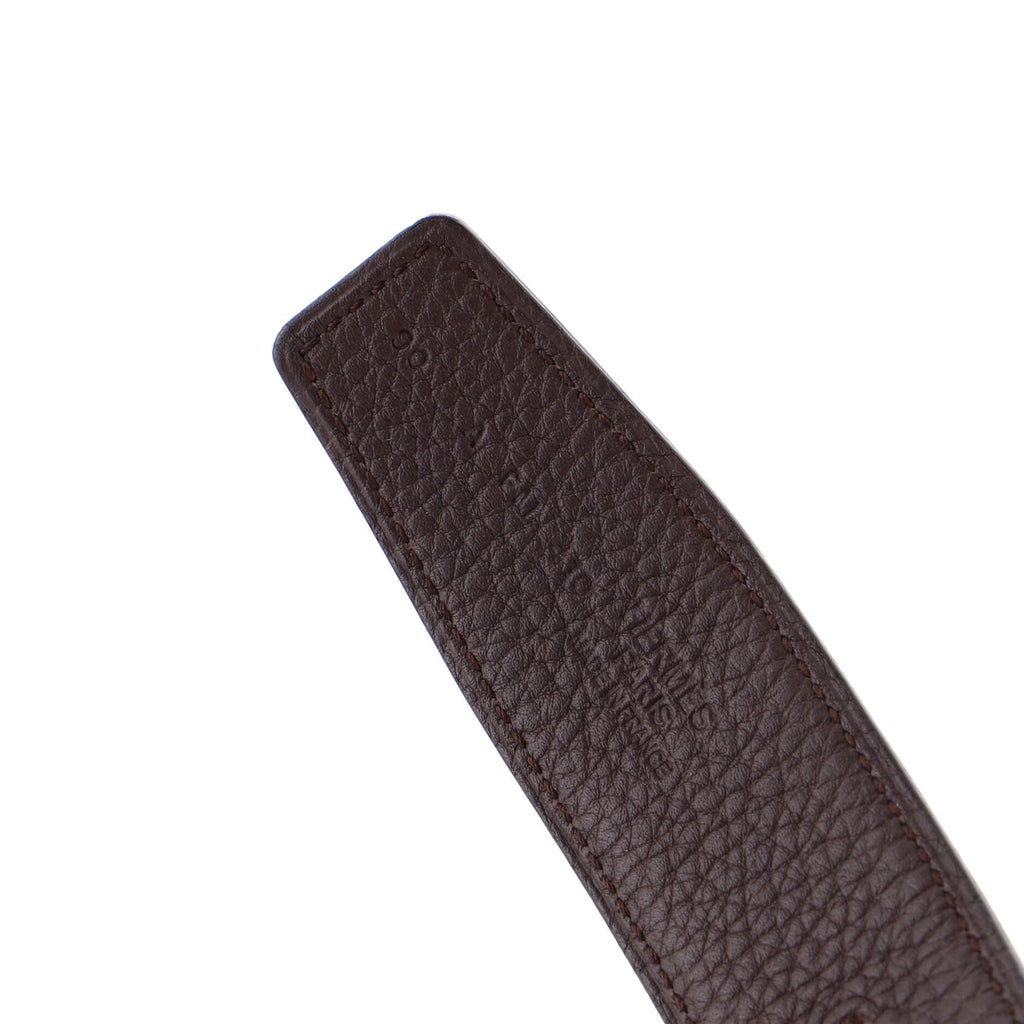 Constance Reversible Belt Leather with Guilloche Hardware Medium 90