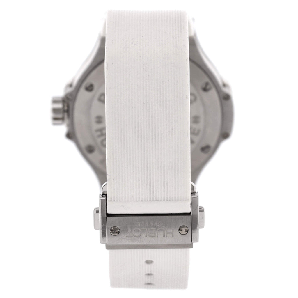 Big Bang Quartz Watch Stainless Steel and Rubber with Diamond Bezel 38