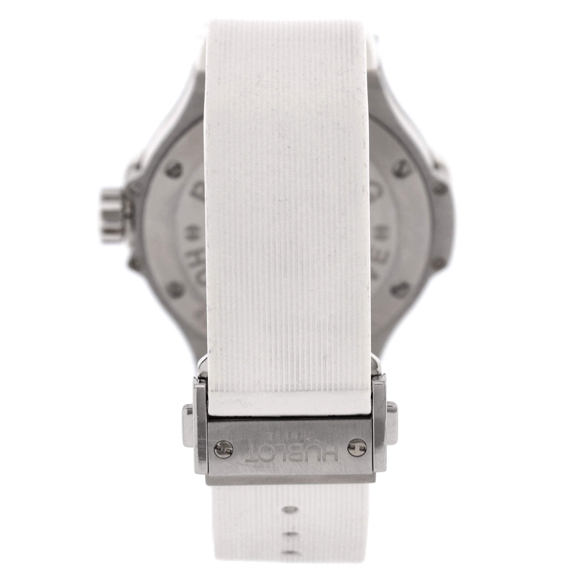 Big Bang Quartz Watch Stainless Steel and Rubber with Diamond Bezel 38