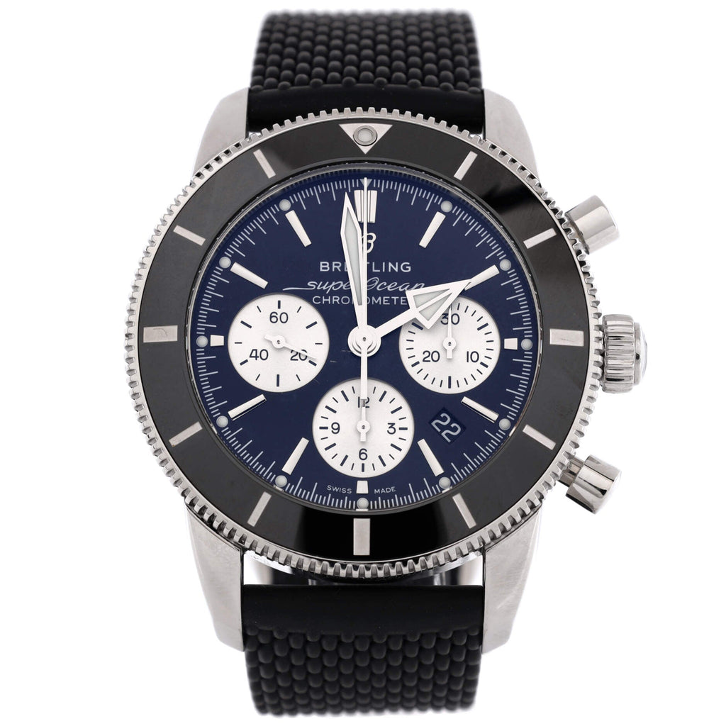 Superocean Heritage B01 Chronometer Chronograph Automatic Watch Stainless Steel and Rubber 44