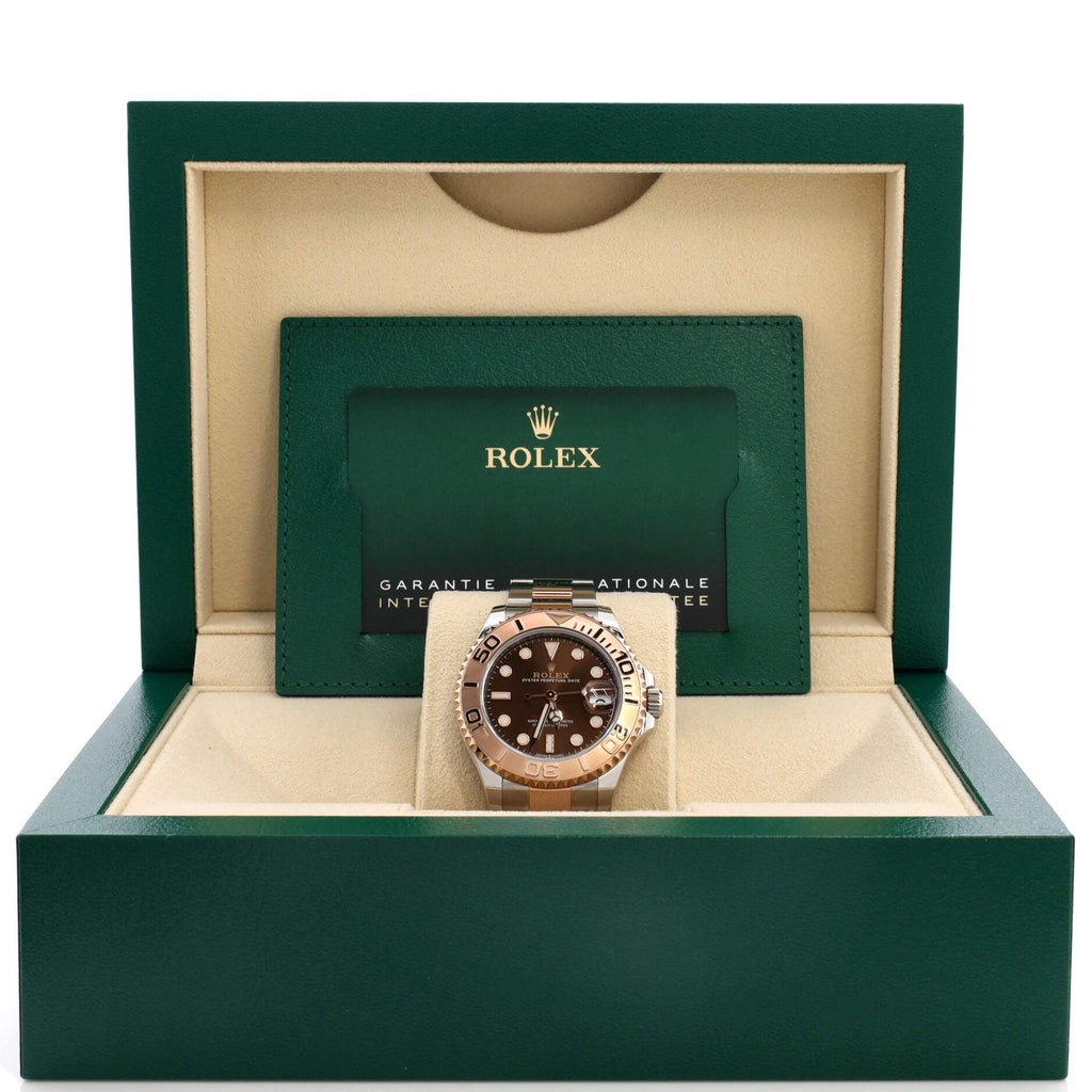 Oyster Perpetual Yacht-Master Automatic Watch Stainless Steel and Rose Gold 37
