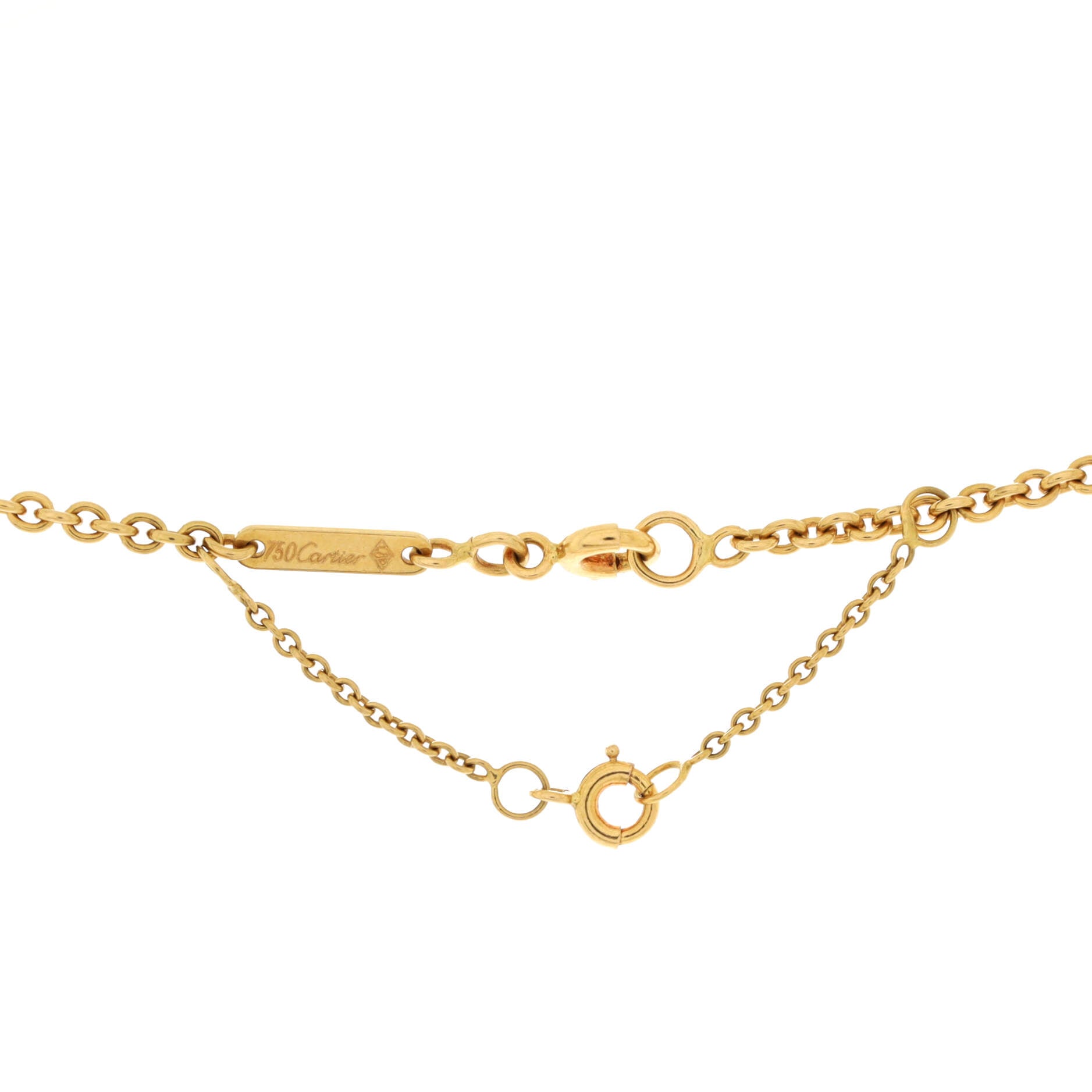 Trinity Pendant Necklace 18K Tricolor Gold