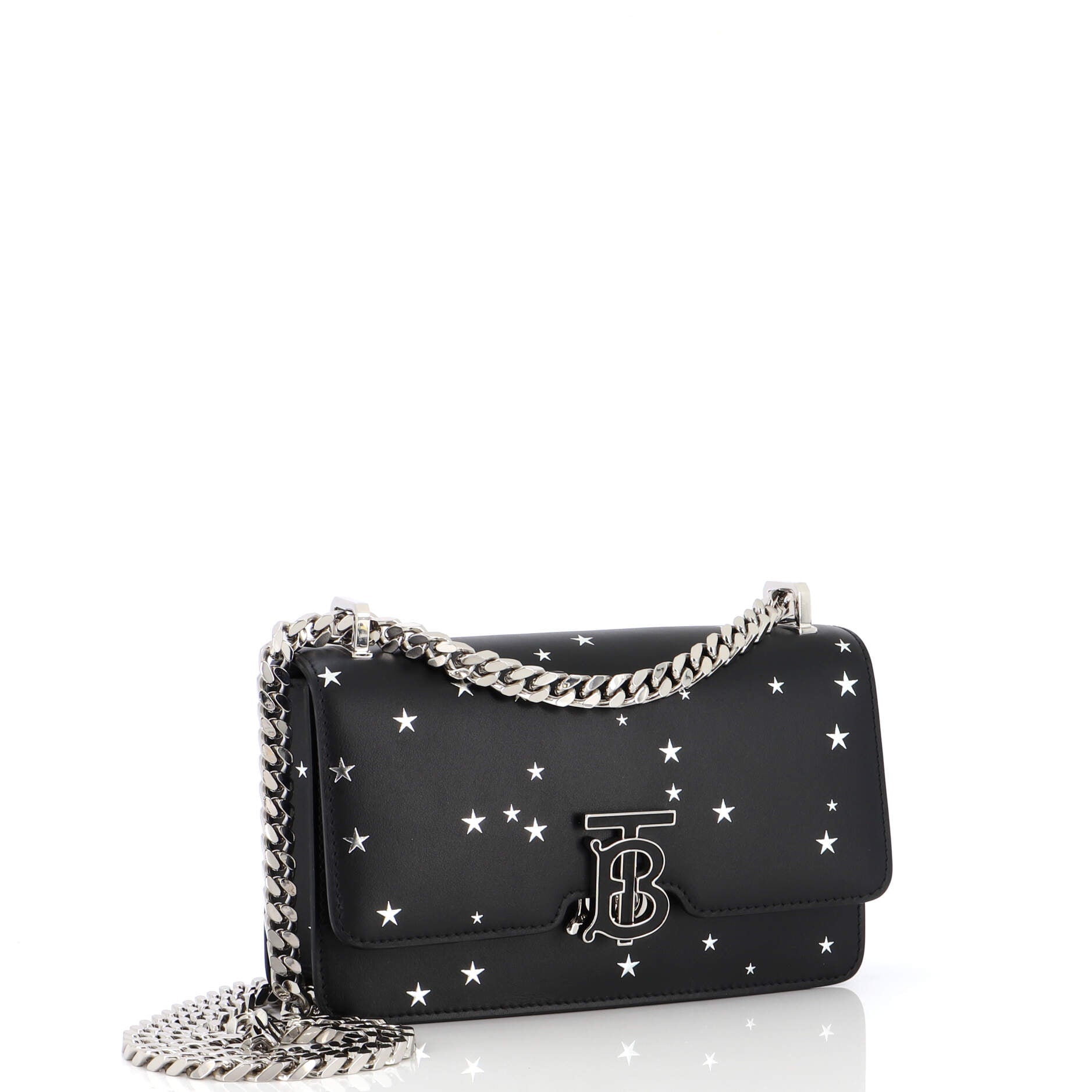 TB Flap Chain Bag Printed Leather Mini