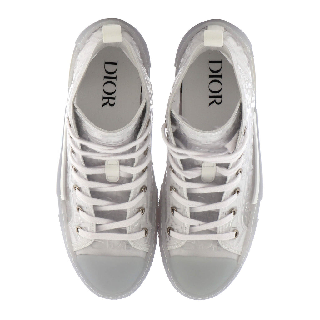 Men's B23 High-Top Sneakers Oblique Coated Canvas and PVC