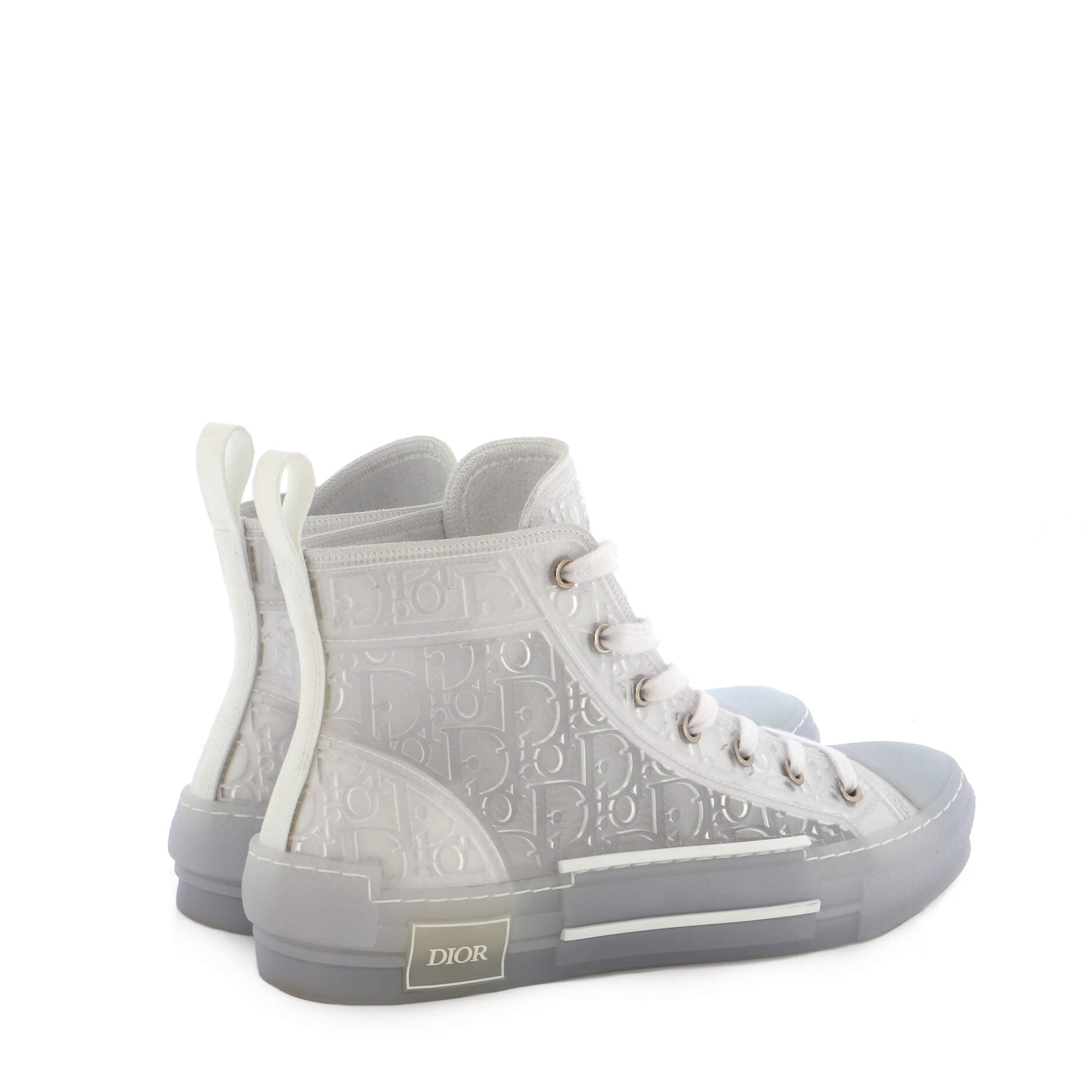 Men's B23 High-Top Sneakers Oblique Coated Canvas and PVC