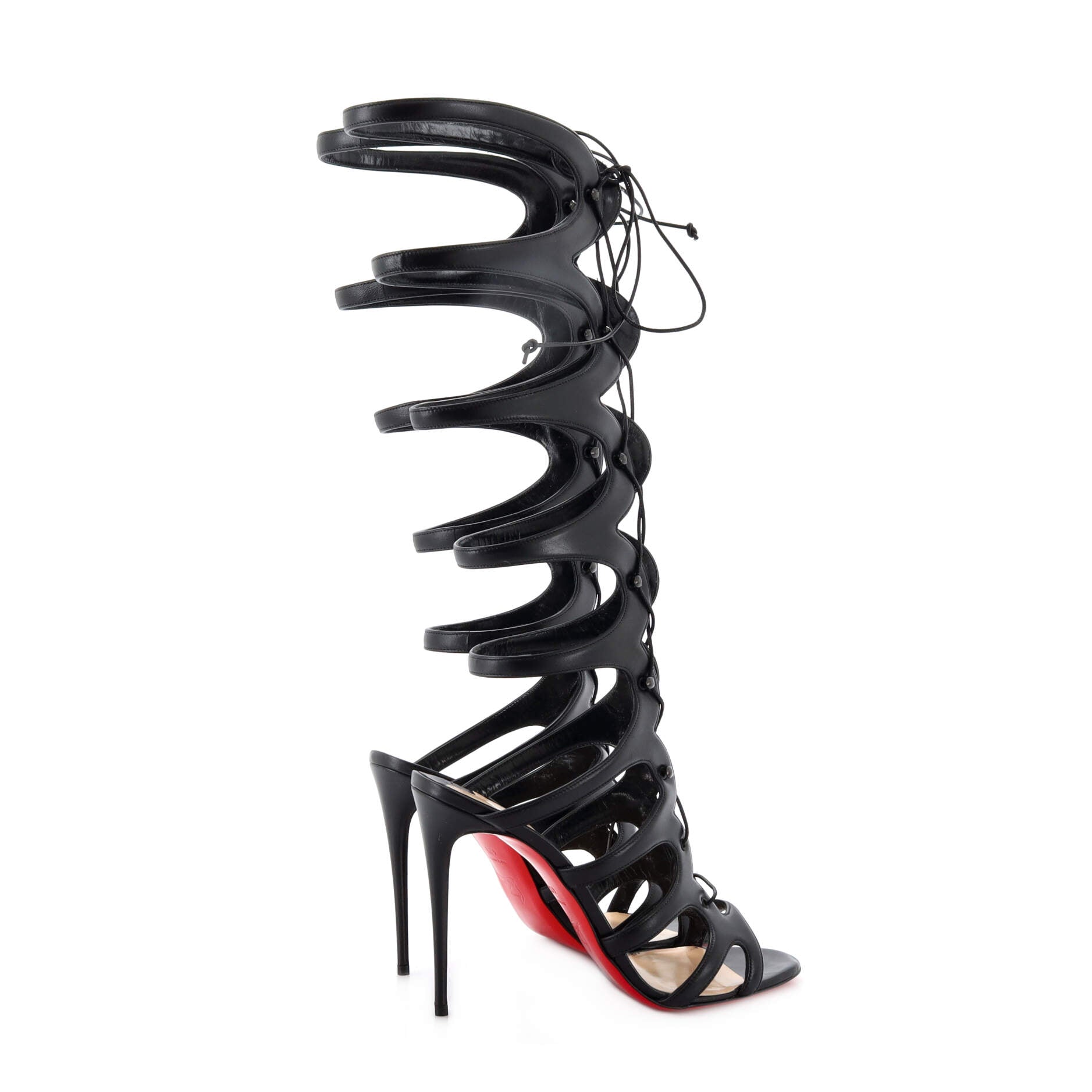 Women's Amazoula Lace-Up Heeled Sandals Leather 100