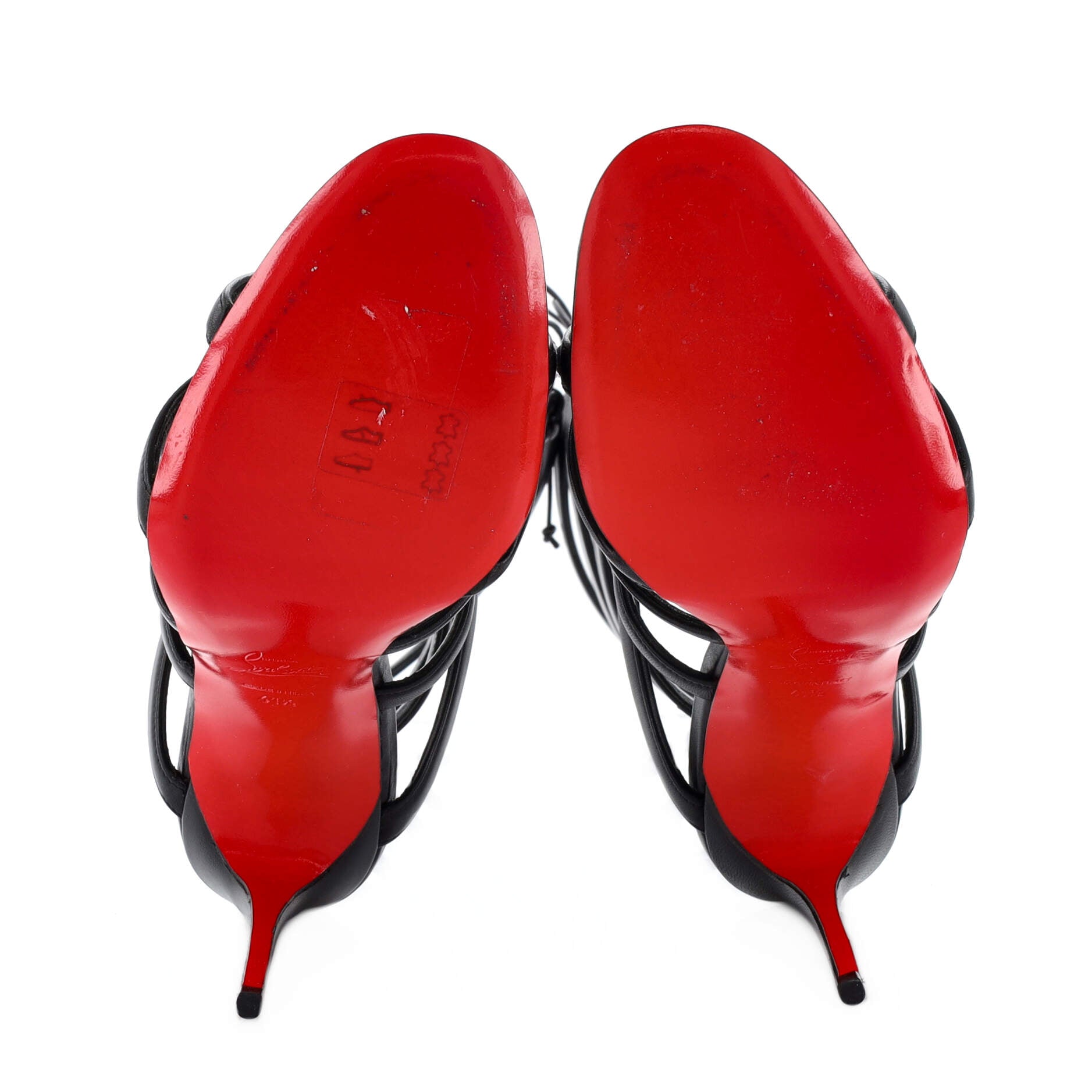 Women's Amazoula Lace-Up Heeled Sandals Leather 100