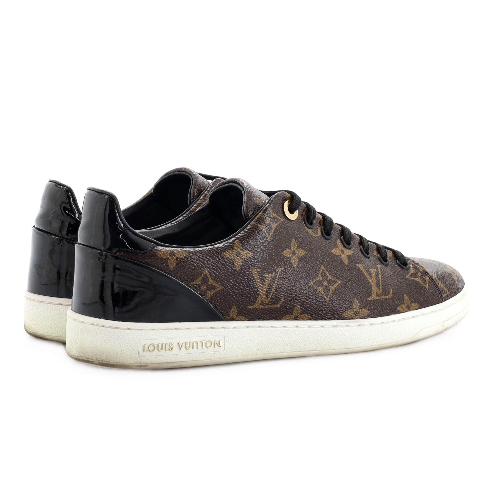 Women's FrontRow Sneakers Monogram Canvas with Patent