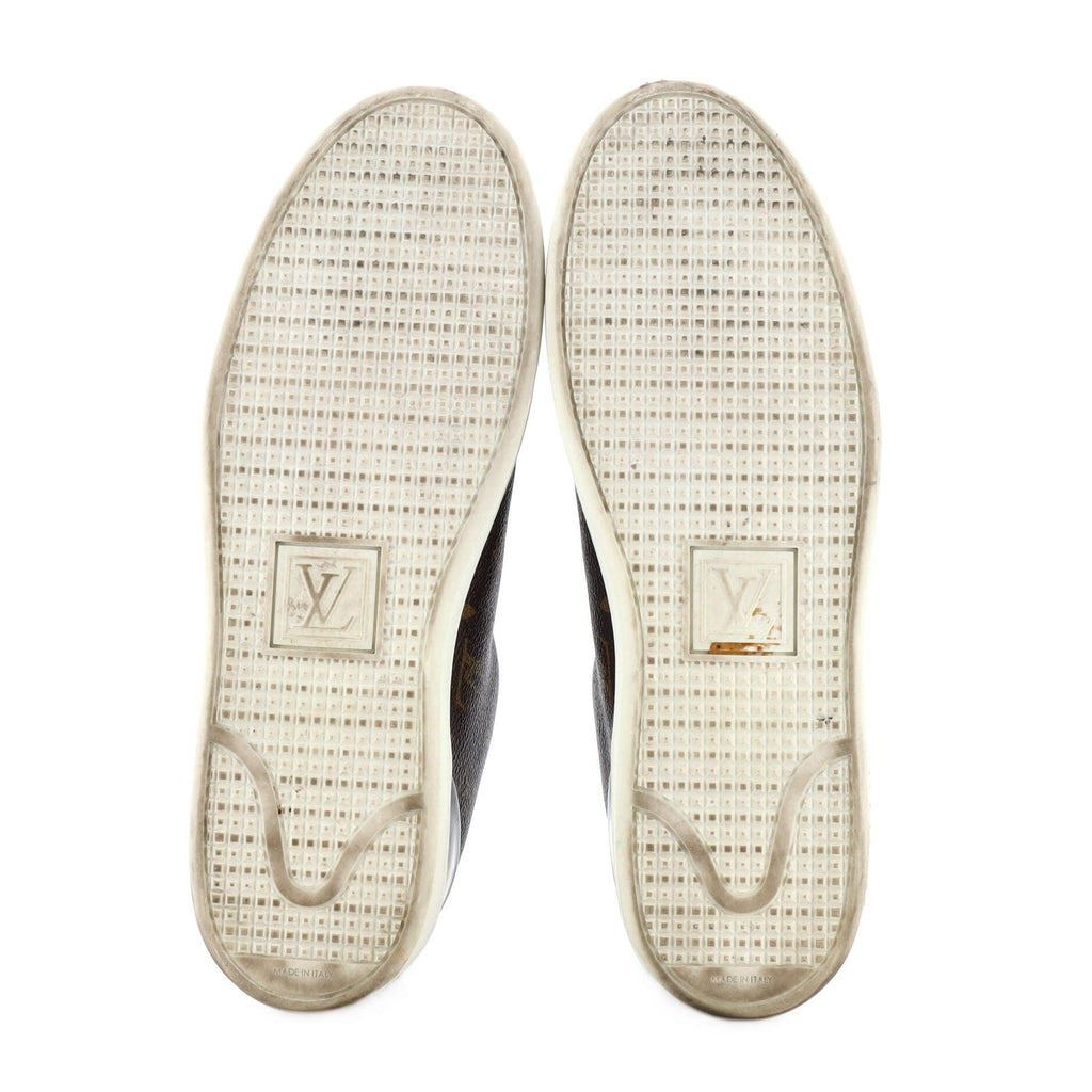 Women's FrontRow Sneakers Monogram Canvas with Patent