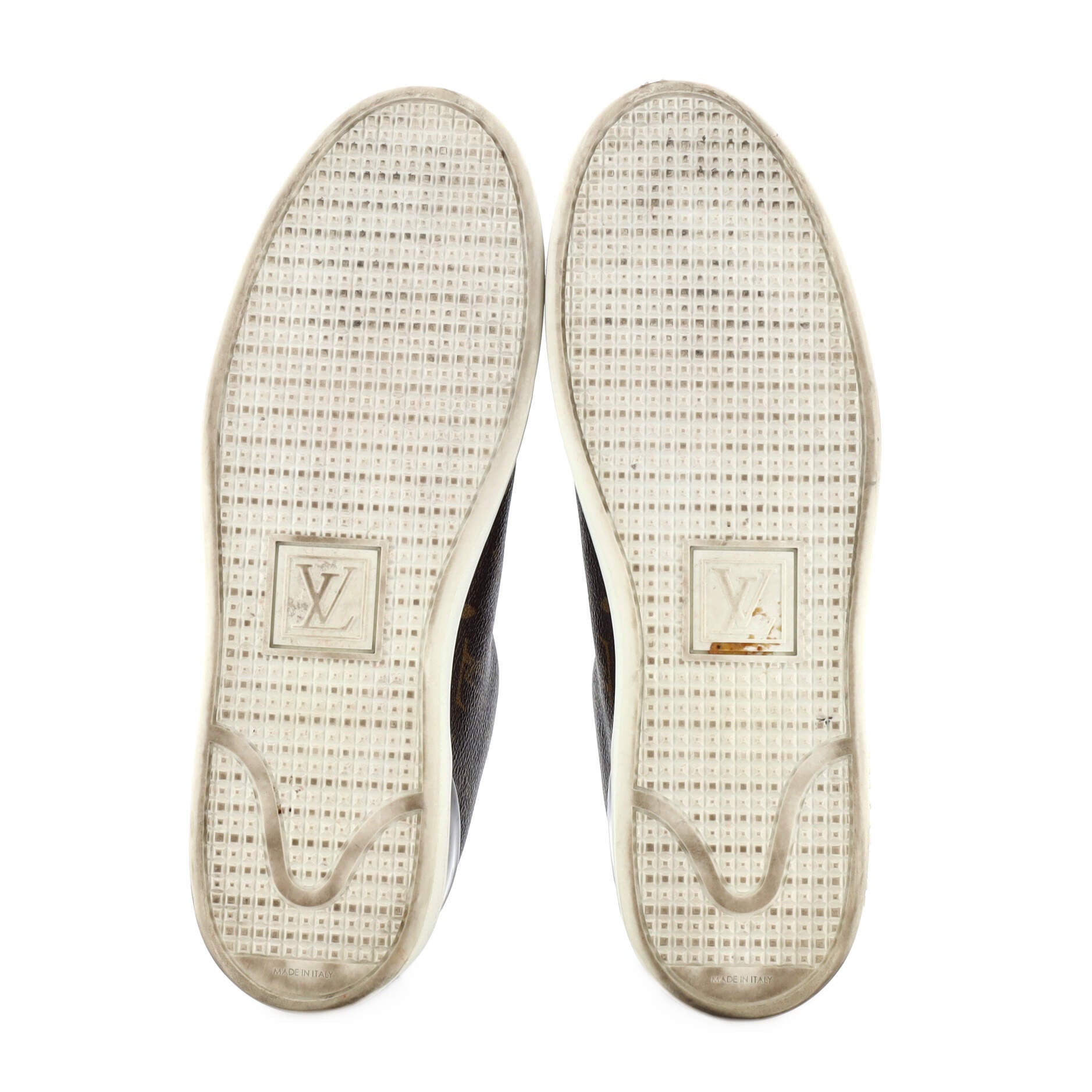 Women's FrontRow Sneakers Monogram Canvas with Patent