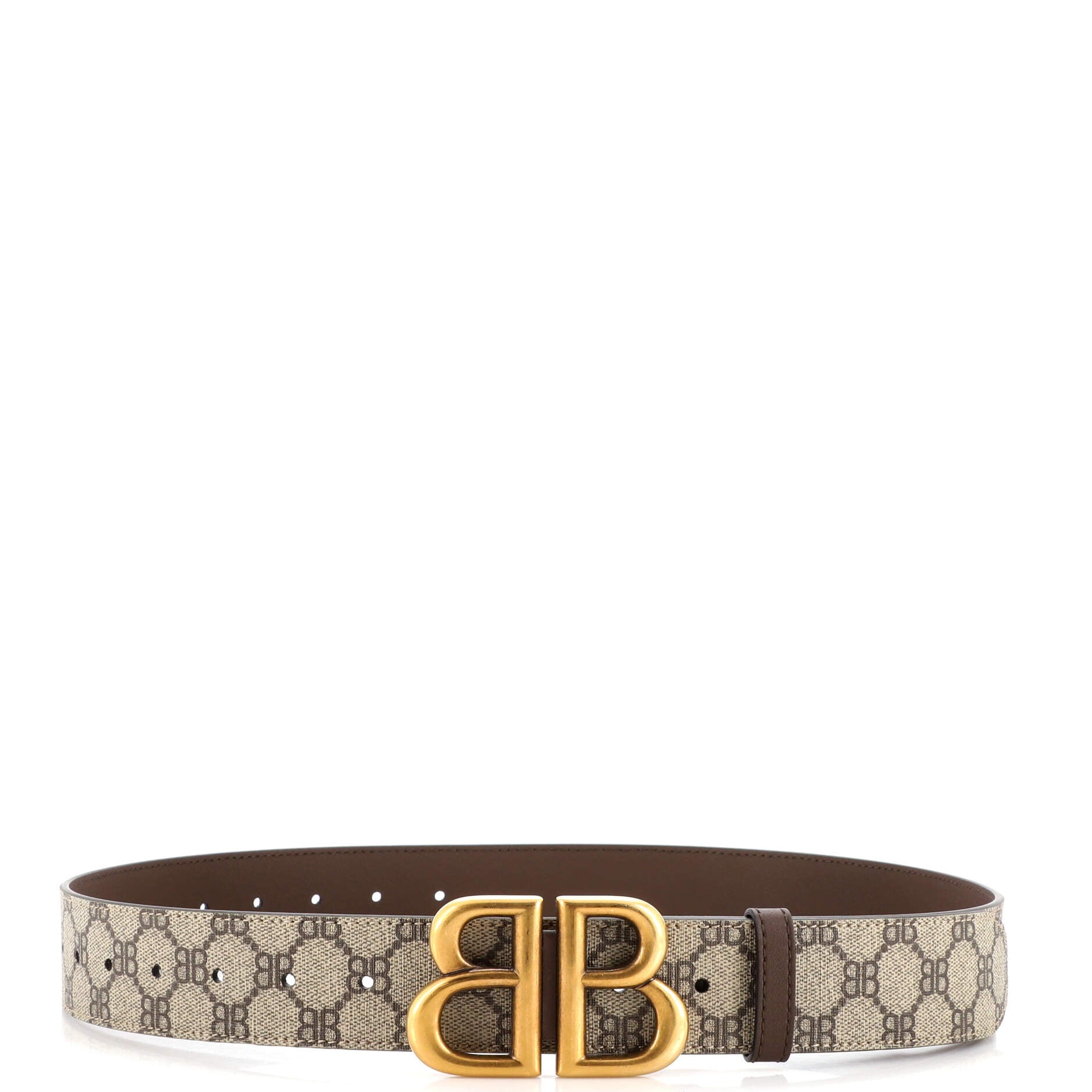 x Gucci The Hacker Project BB Belt BB Coated Canvas Wide 95