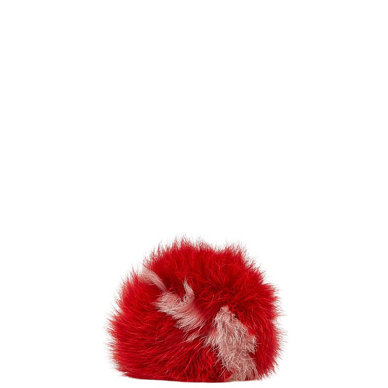 Fendi Pompon Charm Fur Leather Bag Charm