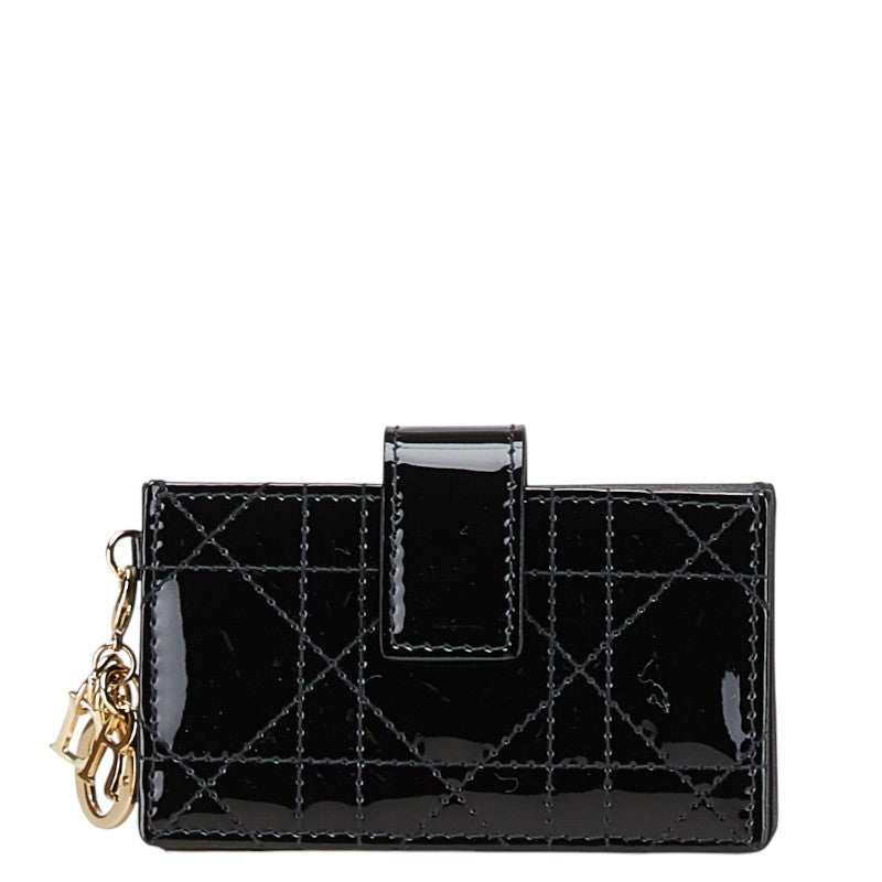 Dior Lady Dior Cannage Patent Leather  Case