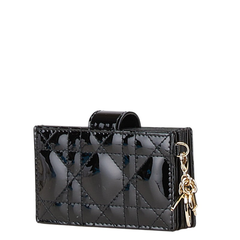 Dior Lady Dior Cannage Patent Leather  Case