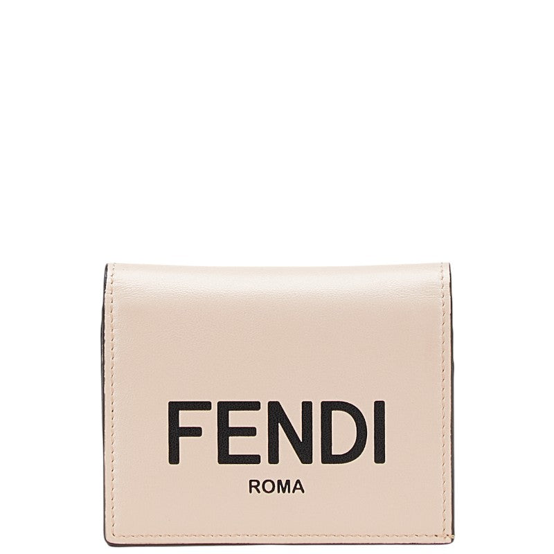 Fendi Logo Leather Wallet