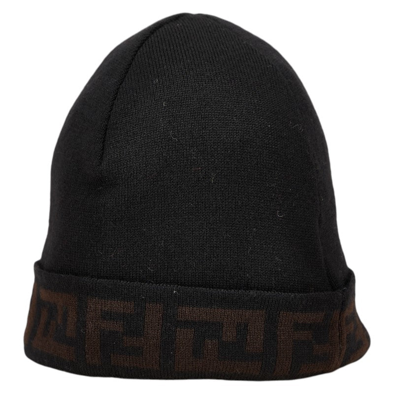 Fendi Zucca Wool Knit Cap