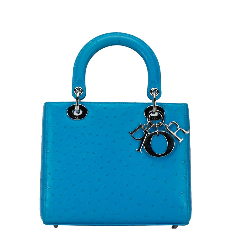Dior Lady Dior Ostrich 2way Bag