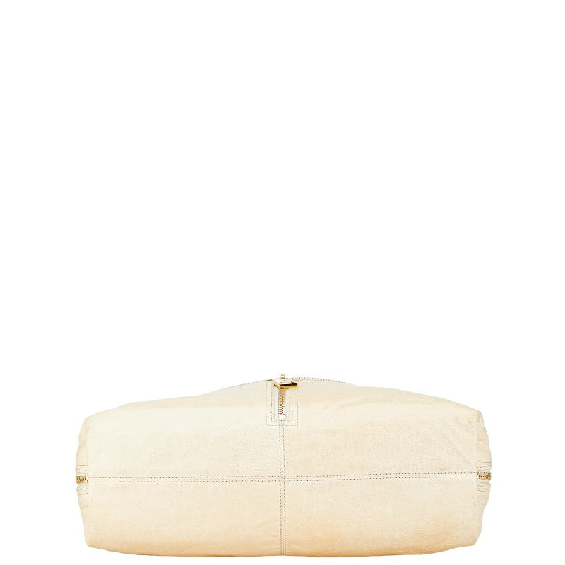 Fendi Unzipped Zucca Leather 2way Bag