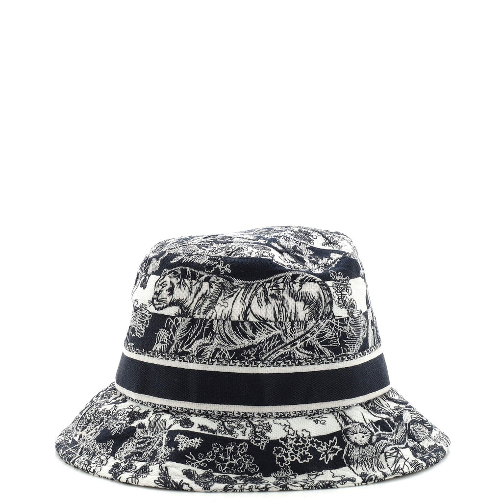 D-Bobby Bucket Hat Embroidered Canvas