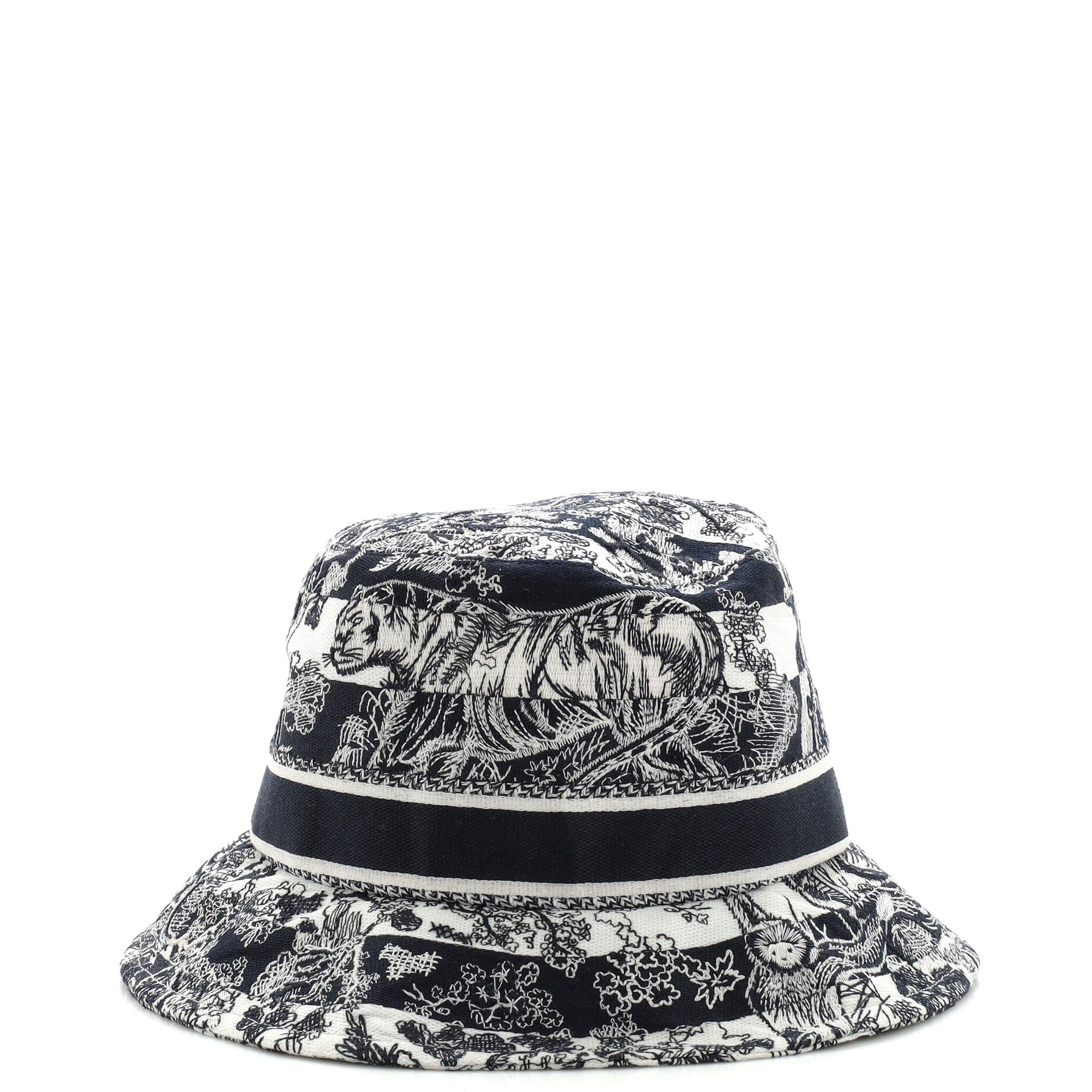 D-Bobby Bucket Hat Embroidered Canvas