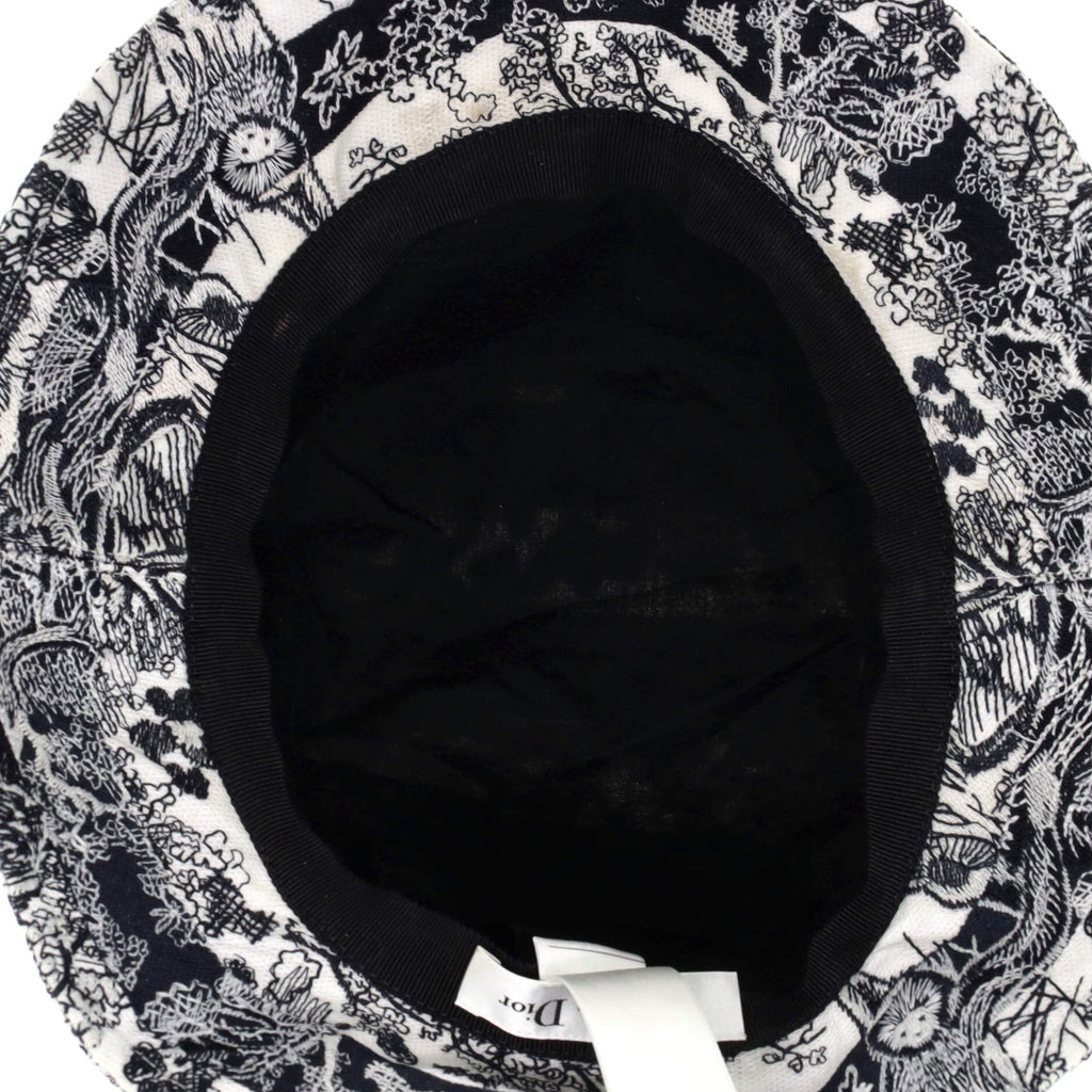 D-Bobby Bucket Hat Embroidered Canvas