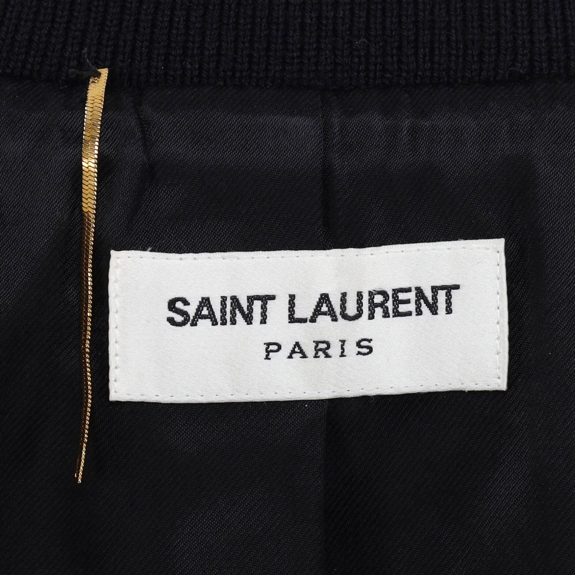 Women's Classic Teddy Bomber Jacket Wool Blend with Leather
