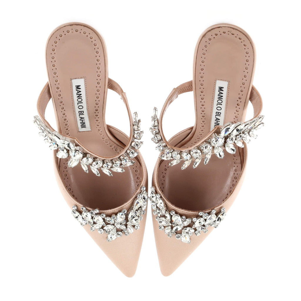 Women's Lurum Heeled Mules Satin 90